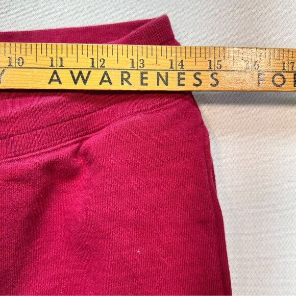 Champion Reverse Weave Jogger Sweatpants Unisex Medium Red Drawstring Fleece - Picture 5 of 10